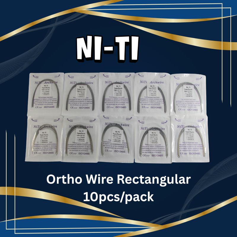 Ortho Wire Ni-Ti Rectangular 10pcs/pack Ortho Wire Ni-Ti Rectangular 10pcs/pack